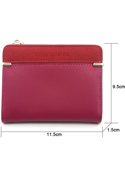 Mavi Stil Kadın Cüzdan Kısa Kadın Bozuk Para Cüzdanı Moda Cüzdan Kadın Için Kart Sahibinin Küçük Bayanlar Cüzdan Kadın Çile Mini Debriyaj Kız Için (Yurt Dışından) fırsatları