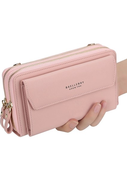 Çift Mavi Tarzı 2021 Yeni Kadın Pu Deri Omuz Çantaları Kadın Çift Katmanlı Büyük Kapasiteli Çanta Kart Sahipleri Bayanlar Taşınabilir Crossbody Çanta (Yurt Dışından) indirimleri