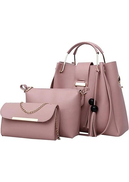 Kırmızı-2 Tarzı 4 Adet Kadın Çanta Seti Moda Kadın Çanta ve Çanta Dört Parçalı Omuz Çantası Tote Messenger Çanta Çanta (Yurt Dışından) fiyatları