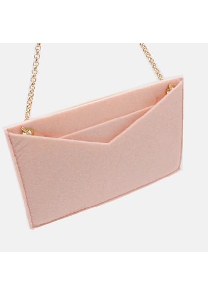 1019SET Stili Organizatör Pochette Kirigami Seti Için Uyar Bakır Zincir Lüks Messenger Çanta Iç Kozmetik Çantası Organizatör (Yurt Dışından) modelleri
