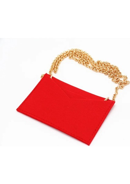 1019SET Stili Organizatör Pochette Kirigami Seti Için Uyar Bakır Zincir Lüks Messenger Çanta Iç Kozmetik Çantası Organizatör (Yurt Dışından) fırsatları