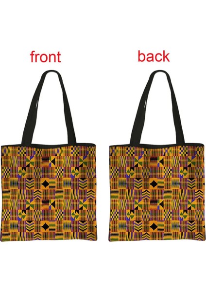 SMSTDAFROP17 Stili 34X34CM Afrika Kadın Tarzı Çanta Afro Bayanlar Geleneksel Baskı Üst Saplı Çanta Kadın Alışveriş Çantası Kızlar Omuz Çantası (Yurt Dışından) modelleri