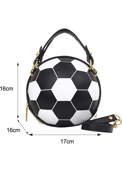 Kensen Shop Koyu Gri Tarzı Women's Bag Basketball Football Shoulder Bags For Women Chain Casual Zipper Totes Purse Pu Leather Messenger Crossbody Handbags (Yurt Dışından)