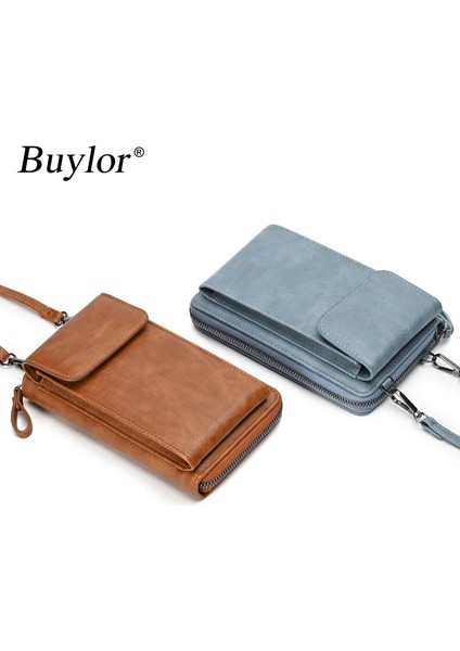 Siyah Stil 18X11X5CM Buylor Küçük Cep Telefonu Çantası Kadın Çantası Moda Crossbody Çanta Çile Omuz Askısı Çanta Lüks Pu Deri Kart Sahibinin (Yurt Dışından) fiyatları