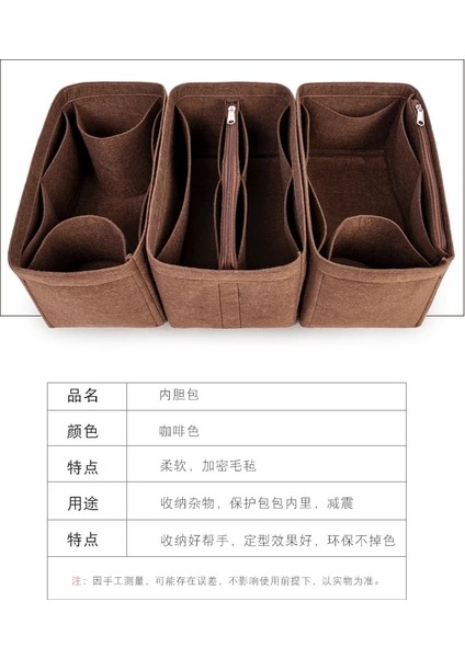 Lavanta Tarzı Keçe Kadın Kozmetik Çantası Organizatör Ekleme Fermuarlı Çanta Tote Şekillendirici Depolama Tote Speedy Için Fit (Yurt Dışından) modelleri