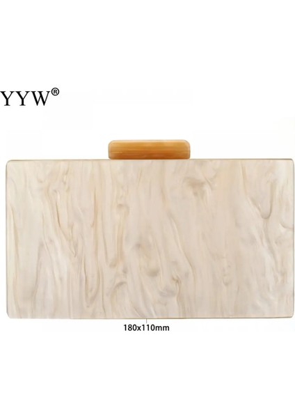 180X110X45MM Tarzı Yyw Yeni Trendy Omuz Çantaları Moda Kadın Çanta Akrilik Lüks Parti Akşam Çanta Kadın Rahat Sevimli Kutu Debriyaj Çanta Kesesi (Yurt Dışından) modelleri