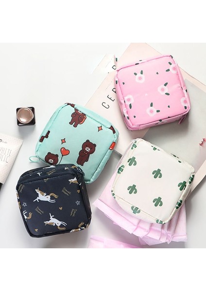 No.3 Tarzı Su Geçirmez Tampon Saklama Çantası Sevimli Hijyenik Ped Torbalar Taşınabilir Makyaj Ruj Anahtar Kulaklık Veri Kabloları Organizatör (Yurt Dışından) fırsatları