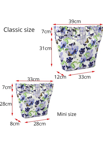 Klasik 8 Tarzı Yeni Kompozit Dimi Kumaş Klasik Mini Su Geçirmez Fırfır Plise Obag Accesorios O Çanta Için Iç Ekleme Fermuarlı Cebi (Yurt Dışından) modelleri