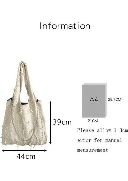 Retro Kadın Yaz Plaj Çantaları Çanta Büyük Kapasiteli Bayan Püskül Omuz Çantası Büyük Zincir Tote Rahat Kızlar Seyahat Alışveriş Çantası (Yurt Dışından) fiyatları