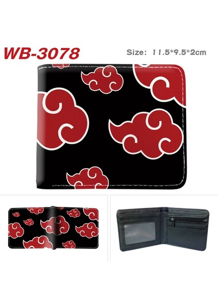 XQHY210601 11 Stili Japon Anime Karikatür Kakashi Sasuke Siyah Yaprak Köyü Konoha Ninja Cüzdan Sikke Cebi ile Kısa Çanta Kart Sahibinin (Yurt Dışından) fiyatları