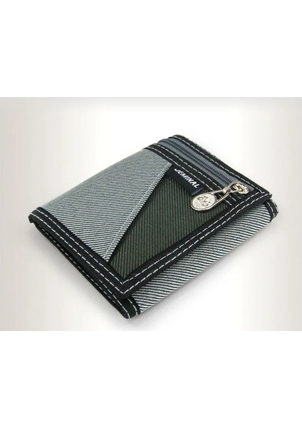 Yeşil Stil Moda Erkek Cüzdan Doğum Günü Hediyesi Tuval Kumaş Kısa Debriyaj Çantalar Erkek Para Çantaları Madeni Paralar Çanta Cüzdan Kartları Kımlık Tutucu Çantalar Burse (Yurt Dışından) indirimleri