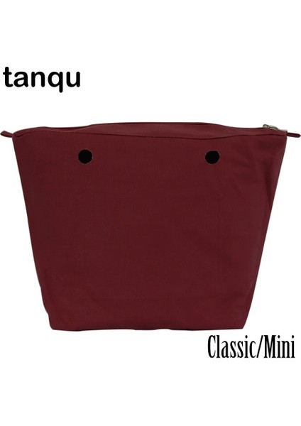 Beige Classic Style Tanqu Su Geçirmez Iç Astar Obag Ekleme Fermuarlı Cebi Klasik Mini Kanvas O Çanta Için Iç Cep (Yurt Dışından)