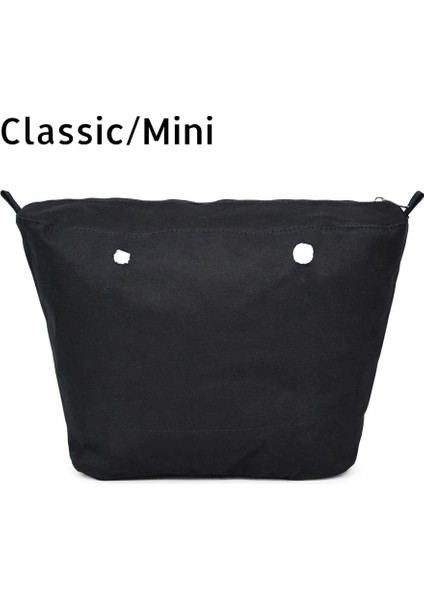 Light Pink Classic Style Hot Selling Inner Organizer Zipper-Up Pocket For Classic Mini Obag Canvas Insert With Waterproof Coating For O Bag Accesorios (Yurt Dışından) fiyatları