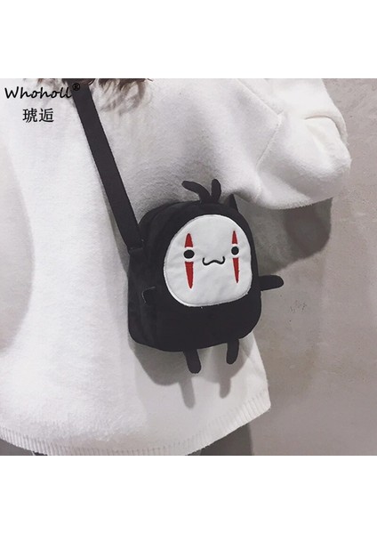 Peluş Kırmızı Stil Güzel Mori Kız Güzel Omuz Çantaları Kozmetik Peluş Çantalar Woma Japon Karikatür Ruhların Kaçışı Yok Yüz Adam Postacı Çantası (Yurt Dışından) fiyatları