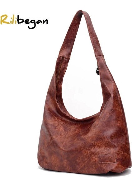 Artı Siyah Stil Claolid Tote Çanta Kadın Yumuşak Pu Deri Omuz Çantası Kadın Vintage Hobi Çanta Kadın Kolu Çanta Kadın Crossbody Çanta (Yurt Dışından)