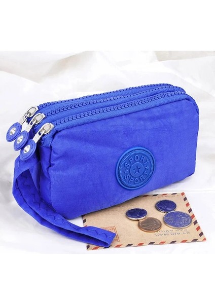 Mor Tarzı 3 Fermuarlı Bayan Çantalar Kadın Cüzdanları Debriyaj Bozuk Para Cüzdanı Kartları Anahtarlar Para Çantaları Tuval Kısa Kadın Kız Cüzdanı Çantalar Burse (Yurt Dışından) fiyatları