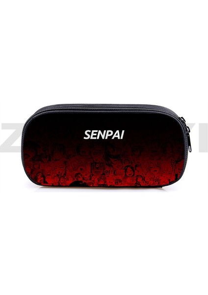 AHEGAO17 Stili Moda 3D Baskı Ahegao Kalem Kutusu Çocuklar Anime Kawaii Makyaj Çantası Gençler Öğrenciler Hentai Senpai Kırtasiye Saklama Kutusu Çocuk Kılıfı (Yurt Dışından)
