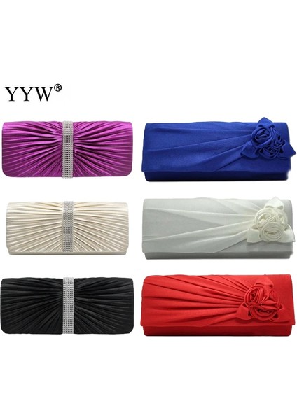 Mavi Stil Yyw Ipek Kadın Akşam Parti Çantaları Debriyaj Çanta Güzel Çanta Çiçek Zinciri ile Küçük Omuz Çantaları Crossbody Çanta Kadın 2018 (Yurt Dışından) fiyatları