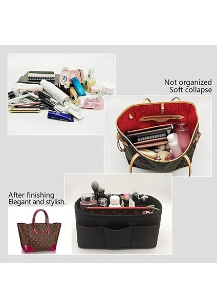 Açık Yeşil Tarzı Makyaj Organizatör Çanta Için Ekleme Çantası, Seyahat Iç Çanta Taşınabilir Kozmetik Çantası, Fit Kozmetik Çantaları Fit Speedy Neverfull (Yurt Dışından) indirimleri