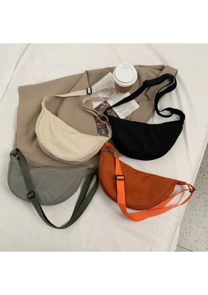 Siyah Stil Moda Rahat Hobos Taşınabilir Turuncu Göğüs Çanta Omuz Çantaları Koltuk Altı Çanta Çapraz Vücut Çanta (Yurt Dışından) indirimleri
