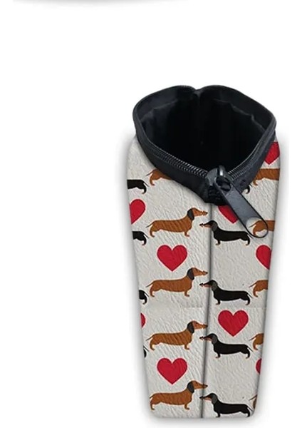 Shzblpg3 Tarzı Sevimli Dachshund Köpek Makyaj Depolama Kılıfı Sevimli Hayvan Hayvan Kozmetik Çantası Seyahat Organizatör Tuvalet Çantası Kadın Için (Yurt Dışından) indirimleri