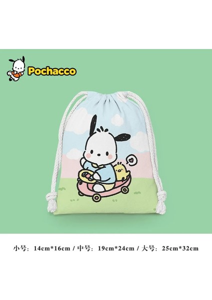 No.4 Stili 19X24CM Orijinal Sanrio Ipli Çanta Kulomamoroll Karikatür Baskı Yüksek Kapasiteli Ipli Sırt Çantası Taşınabilir Saklama Çantası Hediyeler (Yurt Dışından)