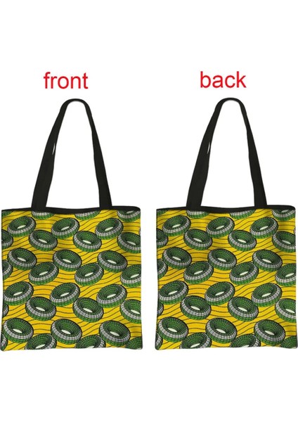 SMSTDAFROP04 Stili 39X39CM Afrika Kadın Tarzı Çanta Afro Bayanlar Geleneksel Baskı Üst Saplı Çanta Kadın Alışveriş Çantası Kızlar Omuz Çantası (Yurt Dışından)