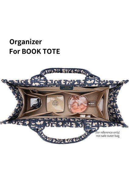 Küçük Stil Kitap Çantası Için Kadın Çanta Organizatör Ekleme, Fermuarlı Yumuşak Naylon Iç Çantalar Kapak, Kadın Çanta Astar Şekillendirici Depolama 2 Stil (Yurt Dışından) fiyatları