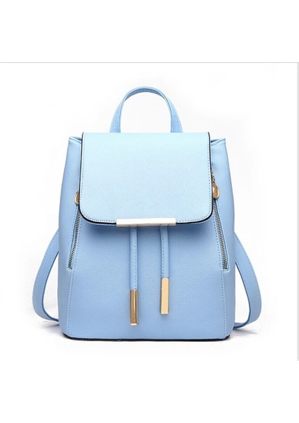 Mavi Stil Dıda Bear Kadın Sırt Çantası Yüksek Li Pu Deri Mochila Escolar Gençler Kızlar Için Okul Çantaları Eğlence Sırt Çantaları Şeker Renk (Yurt Dışından) modelleri