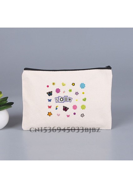 No.7 Tarzı 18X25CM Olivia Rodrigo Sour Kız Kozmetik Çantası Kadın Klasik Organizatör Bayanlar Küçük Seyahat Çantası Küçük Bayanlar Kozmetik Çantası (Yurt Dışından)