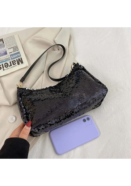 Çok Renkli Stil Moda Payet Tote Çanta Trendy Koltuk Altı Çanta Omuz Çantası Çanta Crossbody Çanta (Yurt Dışından) fiyatları