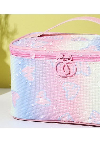 D Tarzı Fudeam Moda Glitter Kalp Taşınabilir Kadın Kozmetik Çantası Seyahat Tuvalet Depolama Organize Çanta Su Geçirmez Kadın Makyaj Çantası (Yurt Dışından) modelleri