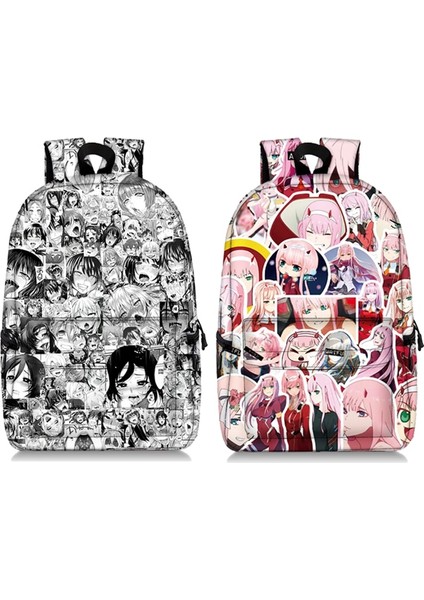 17HUNTERS03 Stili 2021 Anime Kawaii Sırt Çantaları Erkek Kadın Ahegao Okul Çantaları Seyahat Çantaları 3D Baskı Genç Dizüstü Sırt Çantası (Yurt Dışından)