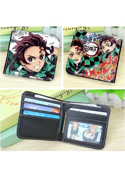 Iblis Avcısı-3 Tarzı Anime Cartoon Demon Slayer: Kimetsu No Yaiba Kısa Pu Deri Cüzdan Kamado Tanjirounezukoagatsuma Zenitsu Bifold Çanta (Yurt Dışından) fiyatları