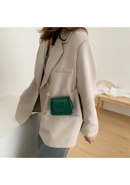 Sarı Stil 12CMX5.5CMX9.5CM Mini Küçük Kare Flap Çanta Moda Yeni Pu Deri Kadın Çanta Timsah Desen Zincir Omuz Messenger Çanta (Yurt Dışından) indirimleri