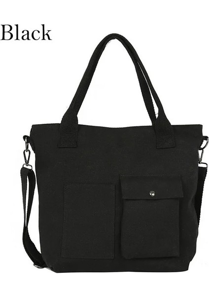A-Siyah Stil Lıtthıng Su Geçirmez Kadın Naylon Çanta Omuz Çantası Rahat Büyük Kapasiteli Tote Çanta Crossbody Çanta Kadın Çantası Bolso Mujer (Yurt Dışından)