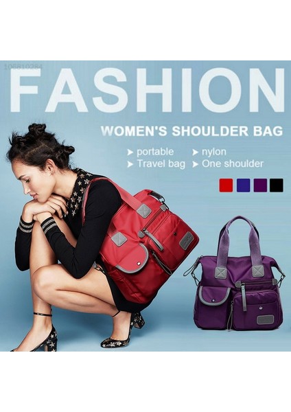 A-Siyah Stil Lıtthıng Su Geçirmez Kadın Naylon Çanta Omuz Çantası Rahat Büyük Kapasiteli Tote Çanta Crossbody Çanta Kadın Çantası Bolso Mujer (Yurt Dışından) fiyatları