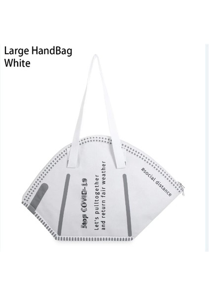 Büyük Çanta Beyaz Stil 1 Adet Smalllarge Çanta Kadın Yaratıcı Mektup Moda Rahat Kanvas Bez Çantalar Bayanlar El Çantaları Ana Kesesi Femme Tote (Yurt Dışından)