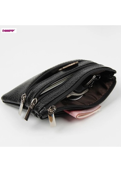 Bordo Tarzı Dolove Yeni Hakiki Deri Bozuk Para Cüzdanı Kadın Küçük Cüzdan Değişim Çantalar Para Çantası Fermuar Kart Sahibinin Dolar Cüzdanları (Yurt Dışından) fiyatları