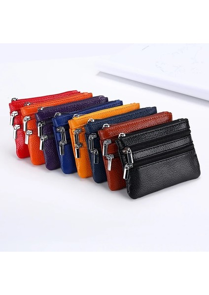 Bordo Tarzı Dolove Yeni Hakiki Deri Bozuk Para Cüzdanı Kadın Küçük Cüzdan Değişim Çantalar Para Çantası Fermuar Kart Sahibinin Dolar Cüzdanları (Yurt Dışından) modelleri
