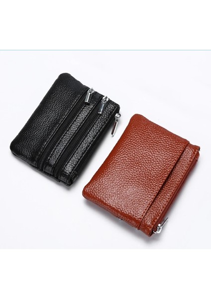 Bordo Tarzı Dolove Yeni Hakiki Deri Bozuk Para Cüzdanı Kadın Küçük Cüzdan Değişim Çantalar Para Çantası Fermuar Kart Sahibinin Dolar Cüzdanları (Yurt Dışından) indirimleri
