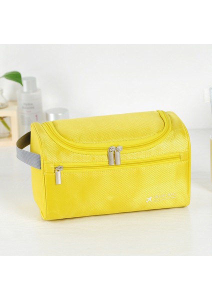 Sarı Stil Fudeam Polyester Erkek Iş Taşınabilir Saklama Çantası Tuvalet Organizatör Kadın Seyahat Kozmetik Çantası Asılı Su Geçirmez Yıkama Kese (Yurt Dışından)