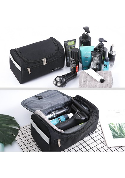 Sarı Stil Fudeam Polyester Erkek Iş Taşınabilir Saklama Çantası Tuvalet Organizatör Kadın Seyahat Kozmetik Çantası Asılı Su Geçirmez Yıkama Kese (Yurt Dışından) fiyatları