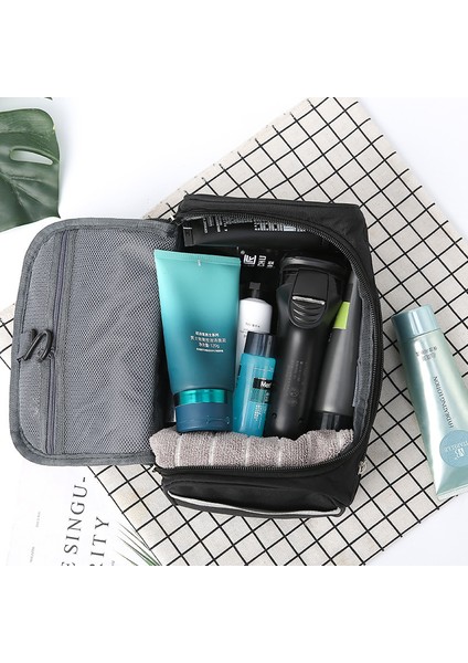 Sarı Stil Fudeam Polyester Erkek Iş Taşınabilir Saklama Çantası Tuvalet Organizatör Kadın Seyahat Kozmetik Çantası Asılı Su Geçirmez Yıkama Kese (Yurt Dışından) modelleri