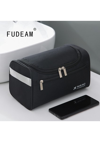 Sarı Stil Fudeam Polyester Erkek Iş Taşınabilir Saklama Çantası Tuvalet Organizatör Kadın Seyahat Kozmetik Çantası Asılı Su Geçirmez Yıkama Kese (Yurt Dışından) indirimleri