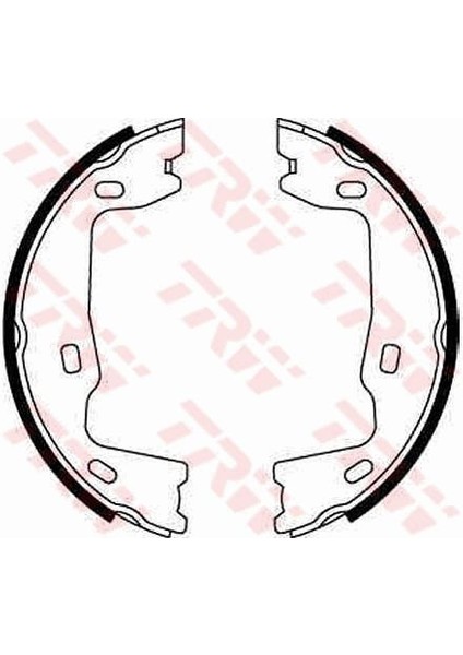 Arka Pabuç Balata Vectra A 88-95 Vectra B 95-03 Omega 91-97 Astra F 91-98 160X25 1605938-90512