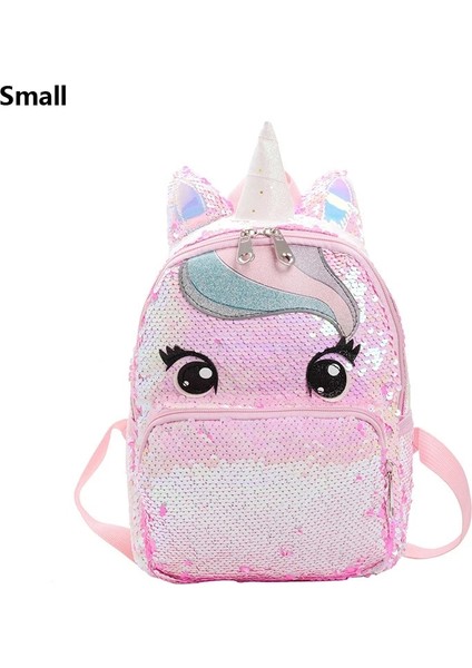 Kensen Shop Küçük Şeker Stili Karikatür Sevimli Sırt Çantası Kız Çocuk Okul Çantaları Sequins Unicorn Sırt Çantası Büyük Kawaoolbags Çocuklar Sırt Çantası Mochila Mujer (Yurt Dışından)