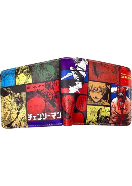 No.5 Tarzı Karikatür Kısa Cüzdan Chucky Çanta ile Kredi Kartı Sahibi Erkek Cüzdan Siyah Cuma Sokak Stili Çok Fonksiyonlu Para Çantası (Yurt Dışından)