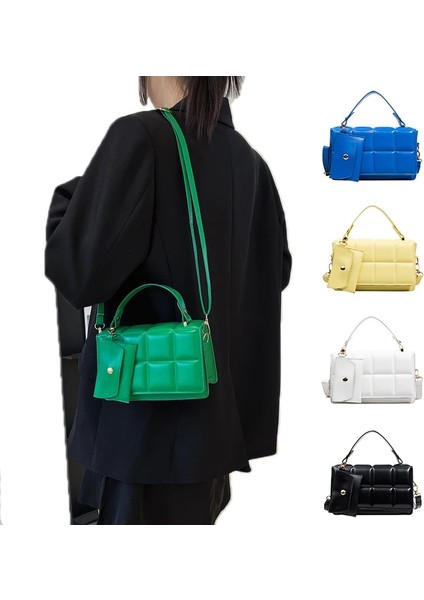 Mavi Stil 20X12X7CM 2022 Yeni Kadın Küçük Yeşil Çanta Tasarımcısı Sarı Deri Omuzdan Askili Çanta Saplı Mavi Çanta Kadınlar Için Crossbody Çanta (Yurt Dışından) fiyatları