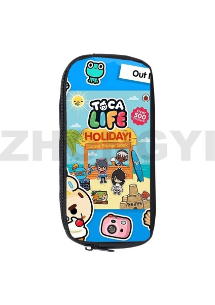 Toca5 Stili Toca Boca Yaşam Dünya Oyunu Kalem Kutusu Anime Makyaj Kutusu Okul Malzemeleri Kırtasiye Depolama 3D Baskı Kılıfı Çanta Kozmetik Kılıfları (Yurt Dışından) fırsatları